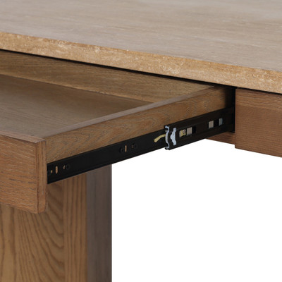 Four Hands Lawson Desk - Golden Travertine