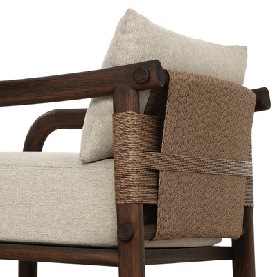 Four Hands Boda Outdoor Chair - Stained Saddle Brown FSC