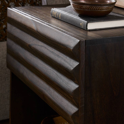 Four Hands Tussac Nightstand - Matte Brown Neem