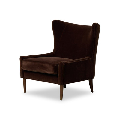 Four Hands Marlow Wing Chair - Monte Chocolate