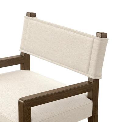 Four Hands Ferris Dining Armchair - Crypton Nomad Snow