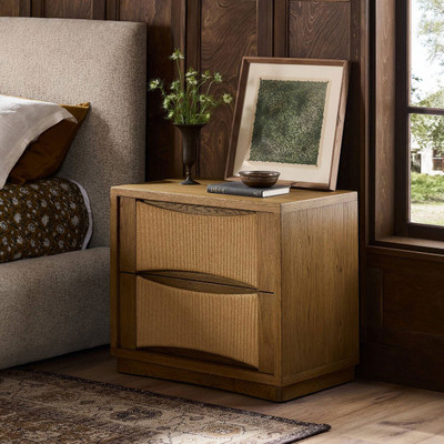 Four Hands Wilmina Nightstand - Natural Paper Cord