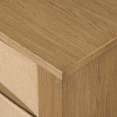 Four Hands Wilmina Nightstand - Natural Paper Cord