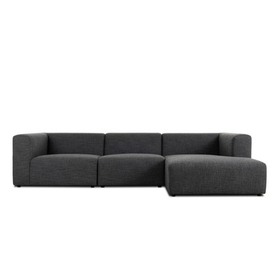 Four Hands Lawndale 3PC RAF Sectional - Saxon Charcoal