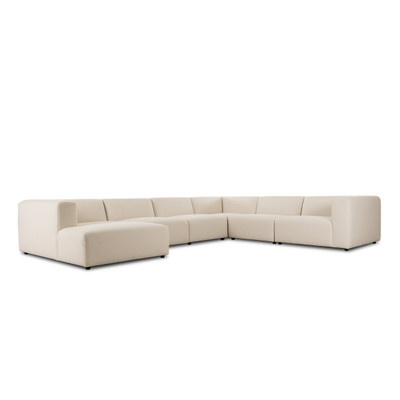Four Hands Lawndale 6PC Sectional W/ LAFC - Fayette Cloud