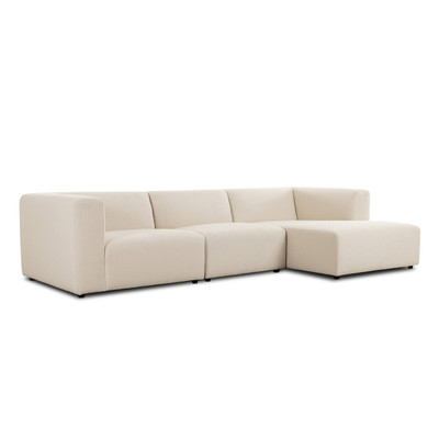 Four Hands Lawndale 3PC RAF Sectional - Fayette Cloud