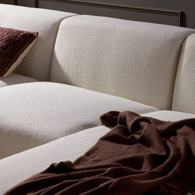 Four Hands Lawndale 6PC Sectional W/ RAFC - Fayette Cloud