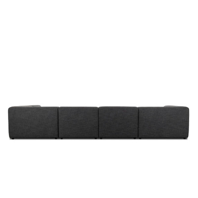 Four Hands Lawndale 5PC Sectional W/ LAFC - Saxon Charcoal