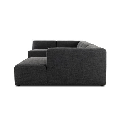 Four Hands Lawndale 5PC Sectional W/ RAFC - Saxon Charcoal