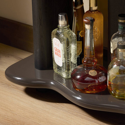 Four Hands Salton Bookshelf - Worn Black Oak