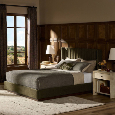 Four Hands Montgomery Queen Bed - Sutton Olive