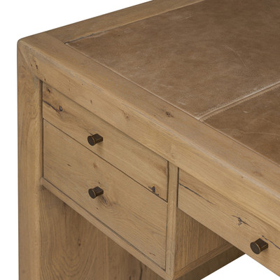 Four Hands Nico Desk - Aged Natural Oak Veneer