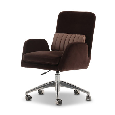 Four Hands Leda Desk Chair - Surrey Cocoa