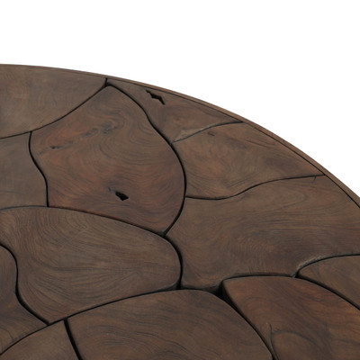 Four Hands Ridge Outdoor Coffee Table - Stained Saddle Brown