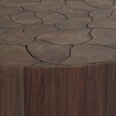 Four Hands Ridge Outdoor Coffee Table - Stained Saddle Brown
