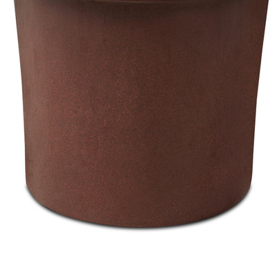 Four Hands Pinko End Table - Smooth Red Concrete
