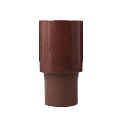 Four Hands Pinko End Table - Smooth Red Concrete