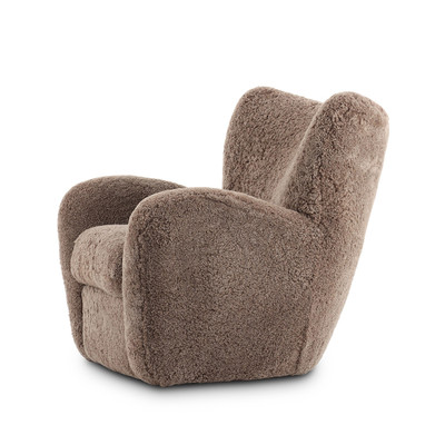 Four Hands Amelie Chair - Taupe Shearling
