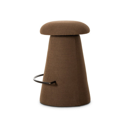 Four Hands Cannes Swivel Stool - Crypton Nomad Mushroom - Counter