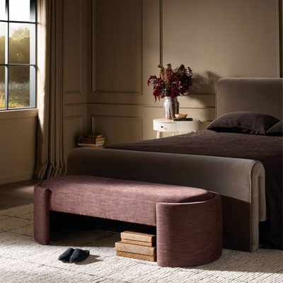 Four Hands Sebba Accent Bench - Laughlin Plum