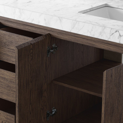 Four Hands Everett Double Vanity - Satin Espresso Oak