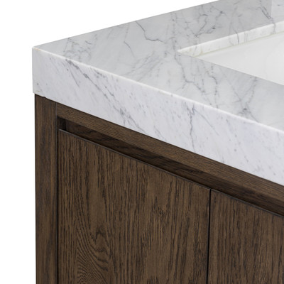 Four Hands Everett Double Vanity - Satin Espresso Oak
