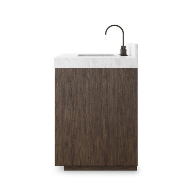 Four Hands Everett Single Vanity - Satin Espresso Oak
