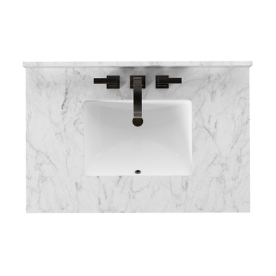 Four Hands Everett Single Vanity - Satin Espresso Oak