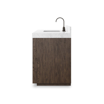 Four Hands Everett Single Wide Vanity - Satin Espresso Oak