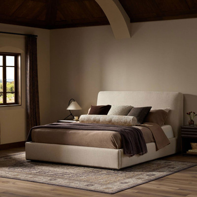 Four Hands Colt Platform King Bed - Irving Flax