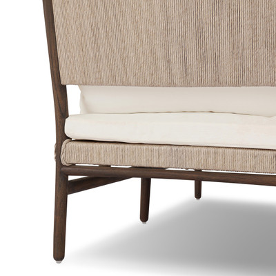 Four Hands Herrin Outdoor Chaise - Stained Saddle Brown
