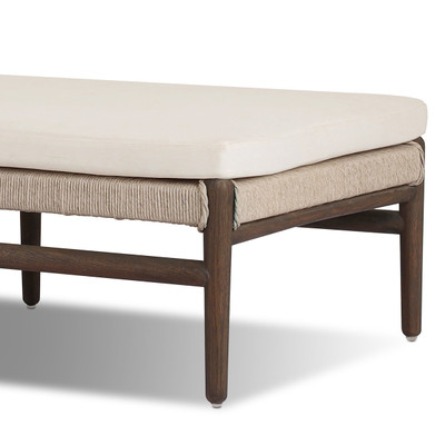 Four Hands Herrin Outdoor Chaise - Stained Saddle Brown