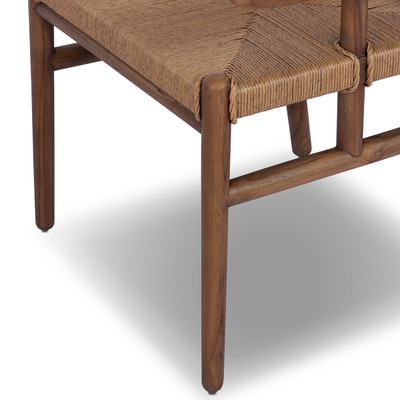 Four Hands Herrin Outdoor Dining Armchair - Stained Toasted Brown