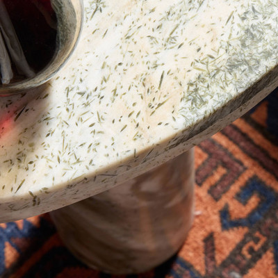 Four Hands Zion End Table - Sage Onyx