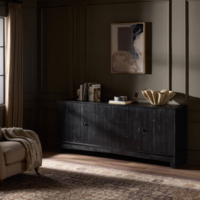 Four Hands Matthes Sideboard - Aged Black Pine