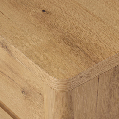 Four Hands Novella Nightstand - Natural Oak Veneer Thick Random