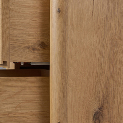 Four Hands Novella Nightstand - Natural Oak Veneer Thick Random