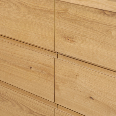 Four Hands Novella 6 Drawer Dresser - Natural Oak Veneer Thick Random