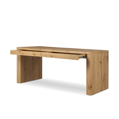 Four Hands Novella Writing Desk - Natural Oak Veneer Thick Random