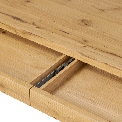 Four Hands Novella Writing Desk - Natural Oak Veneer Thick Random