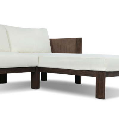 Four Hands Delancy Outdoor 2PC Sectional - RAF Chaise - Arashi Salt