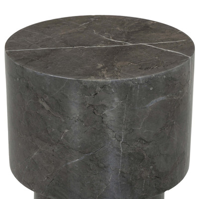 Four Hands Guthrie End Table - Warm Grey Marble