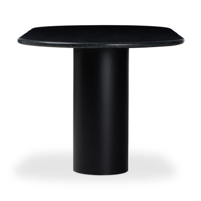 Four Hands Belle Oval Dining Table - Black Marble