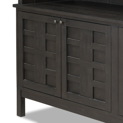 Four Hands Alessio Bookcase - Smoked Black