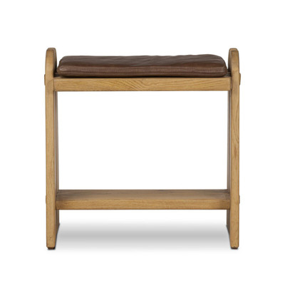 Four Hands Landrea Accent Stool - Havana Brown