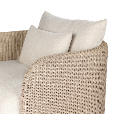 Four Hands Corrigan Outdoor Swivel Chair - Vintage White