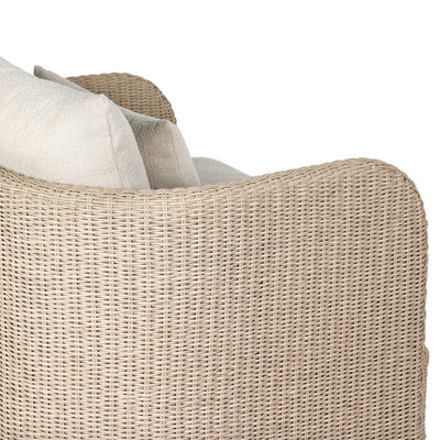 Four Hands Corrigan Outdoor Swivel Chair - Vintage White