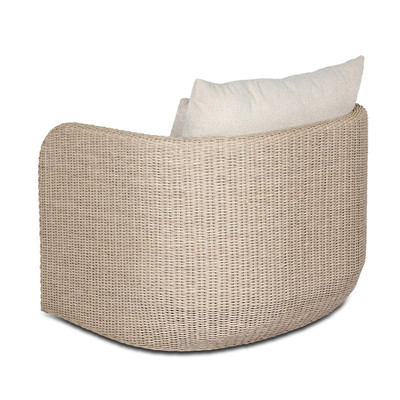 Four Hands Corrigan Outdoor Swivel Chair - Vintage White