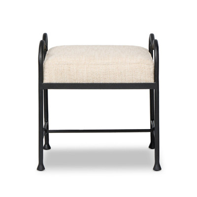 Four Hands Leona Accent Stool - Yuma Cream