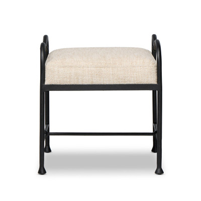 Four Hands Leona Accent Stool - Yuma Cream